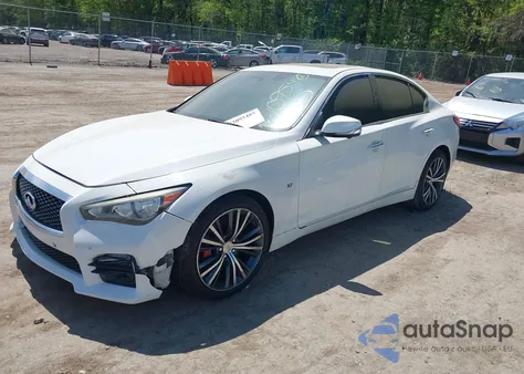 2014 Infiniti Q50 Sport from USA, damaged, VIN JN1BV7AR3EM702476